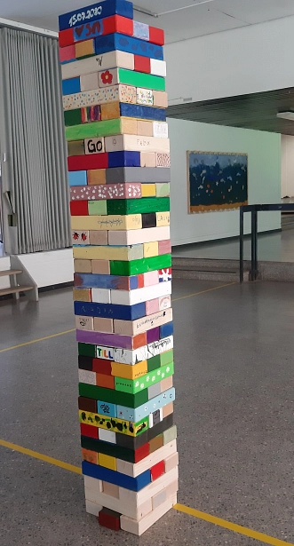 Jenga-Turm © Grundschule Bredenbeck