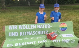 Klimaschutz heißt mitmachen © Grundschule Bredenbeck